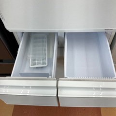 ★ジモティー割引10%★5ドア冷蔵庫/SHARP/SJ-X417J-W/2022年製/412L《尼崎市/リサイクルショップドリーム次屋店》の画像