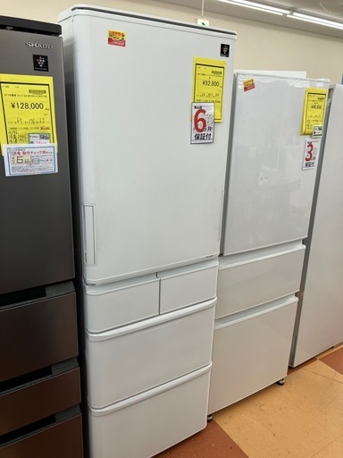 ★ジモティー割引10%★5ドア冷蔵庫/SHARP/SJ-X417J-W/2022年製/412L《尼崎市/リサイクルショップドリーム次屋店》