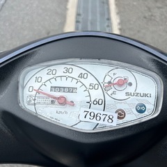 スズキ　アドレスV50 CA4BA ダークブルー　原付　50cc 4スト　大阪発の画像