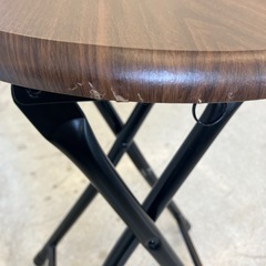 T2509-125 コーナン 折りたたみチェア ブラウン ブラウン キズ汚れ有りの画像