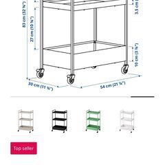 IKEA NISSAFORS kitchen trolley ワゴンの画像