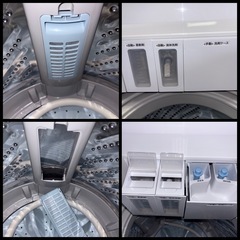 名)eangle 7kg全自動電気洗濯機　ANG-WM-B70-Wの画像