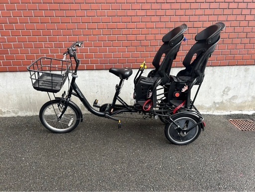 【値下げ！！】ふたご自転車　黒色