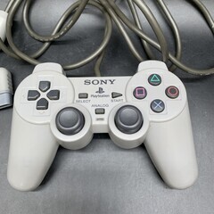 J328　SONY ソニー 純正 PlayStation PS プレイステーション アナログコントローラー SCPH-1150　動作未確認の画像
