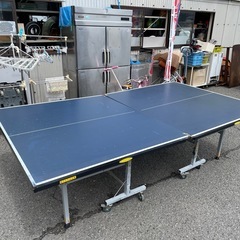 ［取引決定］卓球台 家庭用 セパレート式 移動キャスター付きの画像