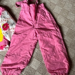 美品 女の子 スキーウェア セットアップの画像