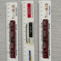 阪急電車　定規・メモ帳・付箋の画像