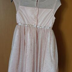 【中古品】発表会用　100～110cm　女の子ボレロワンピースの画像