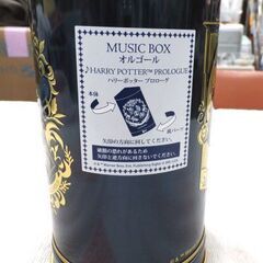ハリーポッター オルゴール缶 ホグワーツデザイン USJ インテリア クッキー缶 西岡店の画像