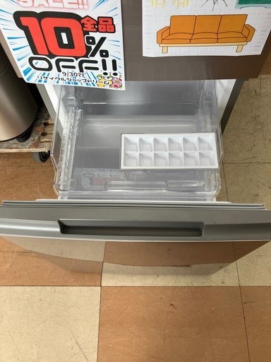 ★ジモティー割引10%★2ドア冷蔵庫/SHARP/SJ-D15GJ-N/2021 《尼崎市/リサイクルショップドリーム次屋店》
