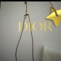 DIORネックレス　ゴールドの画像