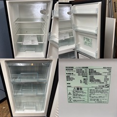 I705 🌈 ジモティー限定価格！ アイリスオーヤマ 冷蔵庫 (162L) ⭐ 動作確認済 ⭐ クリーニング済の画像