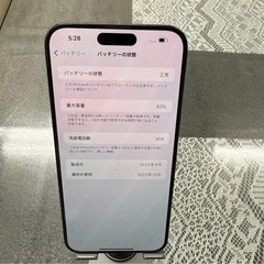 iPhone 15 Pro Max 256GB SIMフリーの画像