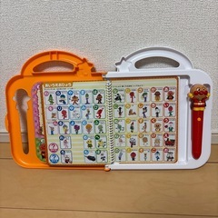 【美品】アンパンマンおしゃべりいっぱい！ことばずかんスーパーデラックス　知育玩具の画像