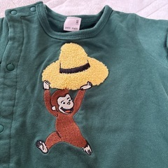 【新品未使用】長袖ロンパース・サイズ80の画像