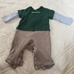 【新品未使用】長袖ロンパース・サイズ80の画像