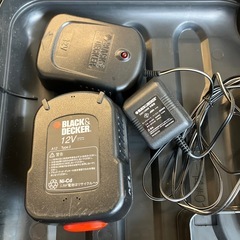 M2509-126 BLACK & DECKER 12V コードレス ドリル ドライバー EPC12 2012年製 動作確認済み キズ汚れ有りの画像