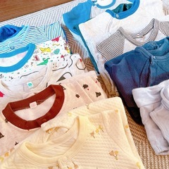 ベビー服 長袖 ロンパース 〜70cmの画像