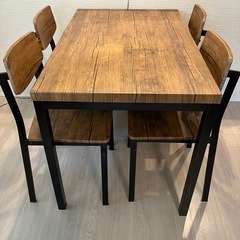 ダイニングテーブルセット　110cmの画像
