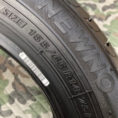 155/65R14 新品BSニューノタイヤ4本の画像