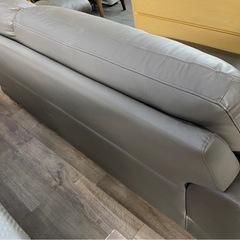 2人掛けソファ　グレーの画像