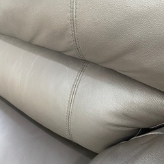 2人掛けソファ　グレーの画像