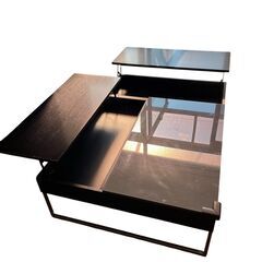 BoConcept　ボーコンセプト ブラックコーヒーテーブルの画像