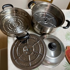 蒸し鍋の画像