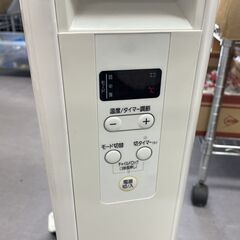 ウェーブ型オイルヒーター 2019年製 アイリスオーヤマ IWH2-1208M-W 1200W 暖房 札幌市手稲区の画像