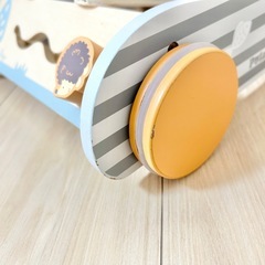 PolarB ベビーウォーカー　木製 手押し車　知育おもちゃの画像