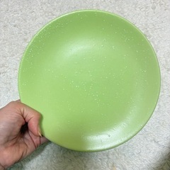緑のお皿　5枚セットの画像