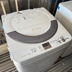 未美装のため無料！SHARP洗濯機5.5キロの画像