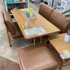 🤎極美品🤎NITORI ニトリ🤎オットマン スツール🤎オークエスト🤎天然木🤎PVCレザー🤎おしゃれ🤎ブラウン🤎2453の画像