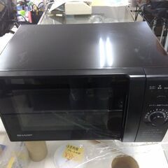 SHARP 家庭用電子レンジ RE-TM18-B 2019年製 ターンテーブル 単機能レンジ シャープ 黒 ダイヤル式タイマー 18L 札幌市 中央区 南12条の画像