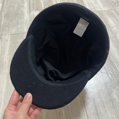 AZUL 黒 キャスケット フリーサイズの画像