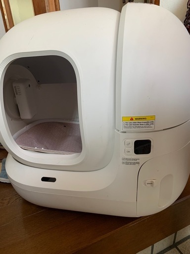 (お話中)猫　自動トイレ