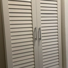 【お取引中】シューズボックス　下駄箱　ホワイトの画像