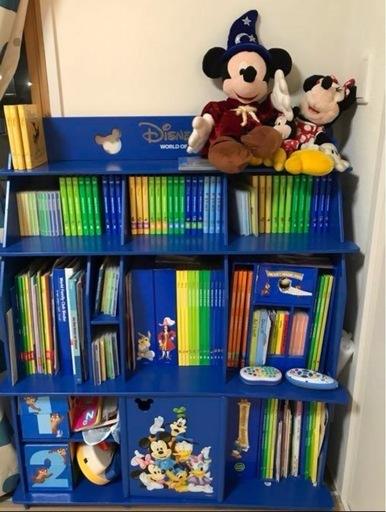 ディズニー英語　フルセット　棚付き 未開封かなり多数！3週間保証付✨】ディズニー英語システムフル