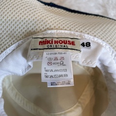 miki HOUSE 美品✨メッシュハット ベビー48の画像
