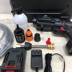 夢グループ コードレス 高圧洗浄機 マジカルウォッシュ DT-YKS2212 洗車 掃除 清掃 通電可 動作確認済み 中古品　ケース付き 250911-6の画像
