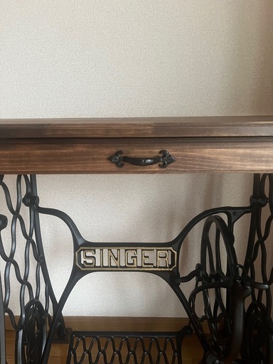 singer  アンティーク  デスク テーブル