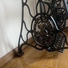 singer  アンティーク  デスク テーブルの画像