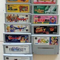スーパーファミコン本体＋ソフトセットの画像