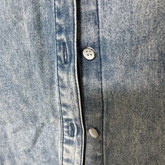 LOWRYS FARM デニムシャツワンピース Lの画像