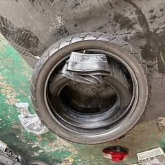 スティード400 バリ山タイヤ　100/90-19  170/80-15の画像