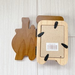 《美品》木製ベビーフォトフレームの画像