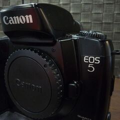 ジャンク品 フィルムカメラ キヤノン EOS5 QD VG10付 中古 イオス Canon 中古 札幌市東区 新道東店の画像