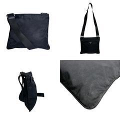 プラダ  ショルダーバッグ ブラック  PRADA トライアングルロゴの画像
