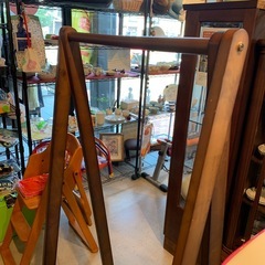 店舗・出張買取実施中★折りたたみ　木製　ハンガーラック　の画像