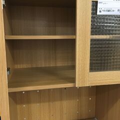 ★リユースのサカイ横浜南店★YM1426  食器棚 ブラウン W60×D40×H173 クリーニング済みの画像